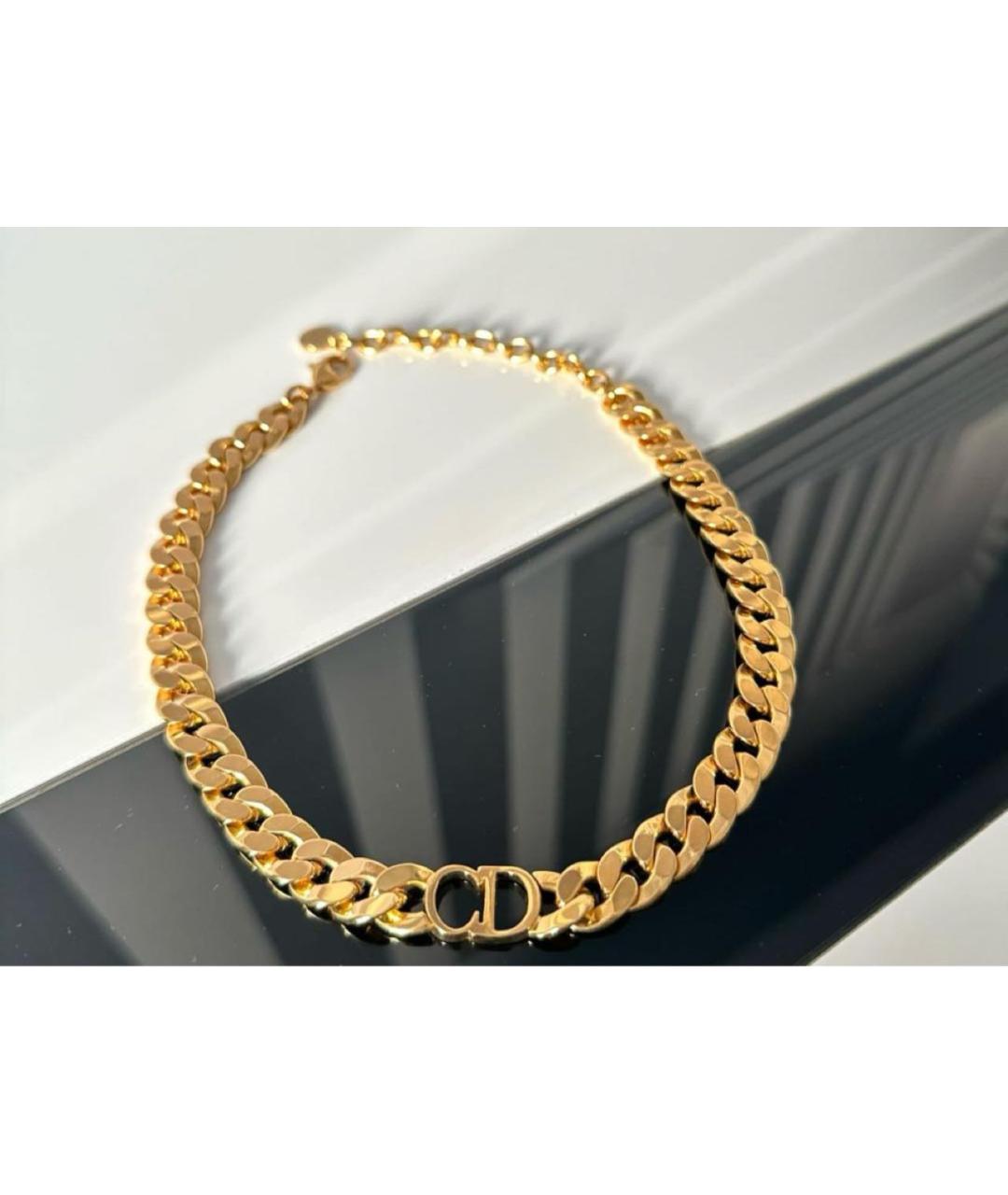 CHRISTIAN DIOR Золотой чокер, фото 6