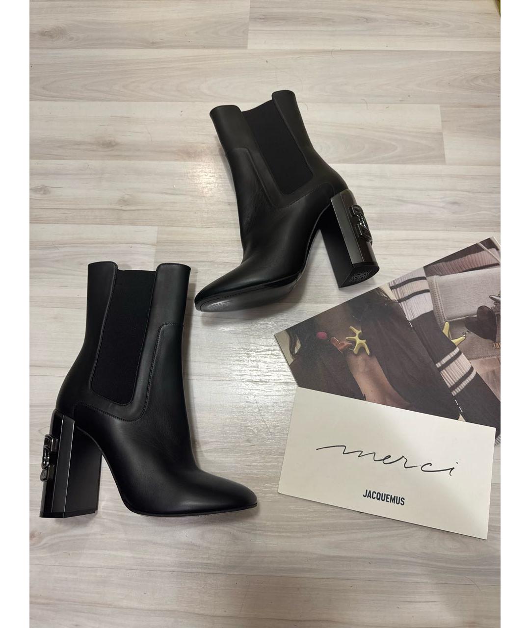 CASADEI Черные кожаные ботильоны, фото 9