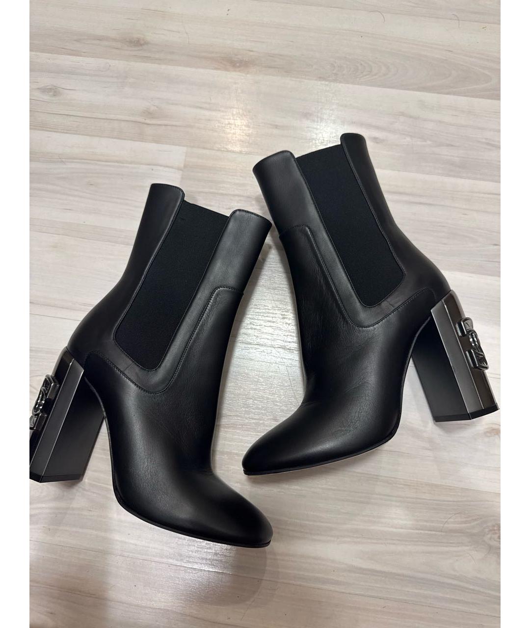 CASADEI Черные кожаные ботильоны, фото 5