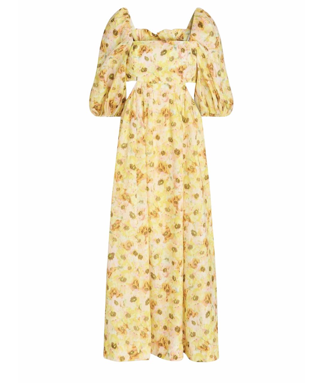 ZIMMERMANN Желтое коктейльное платье, фото 4