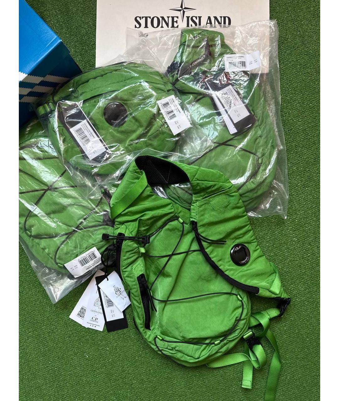 CP COMPANY Салатовая сумка на плечо, фото 3