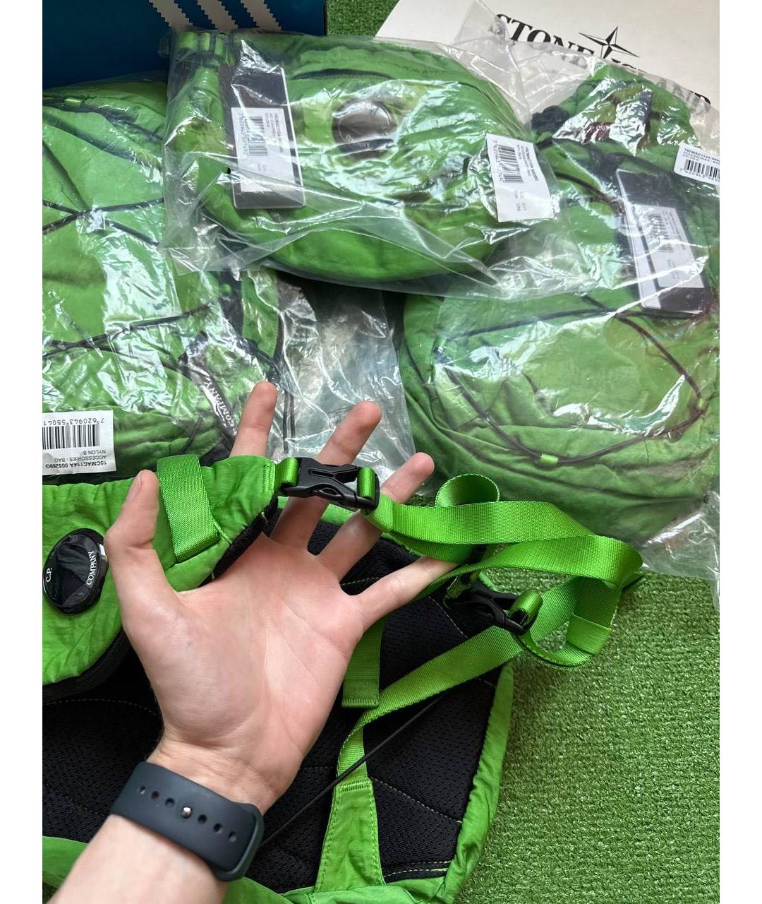 CP COMPANY Салатовая сумка на плечо, фото 5