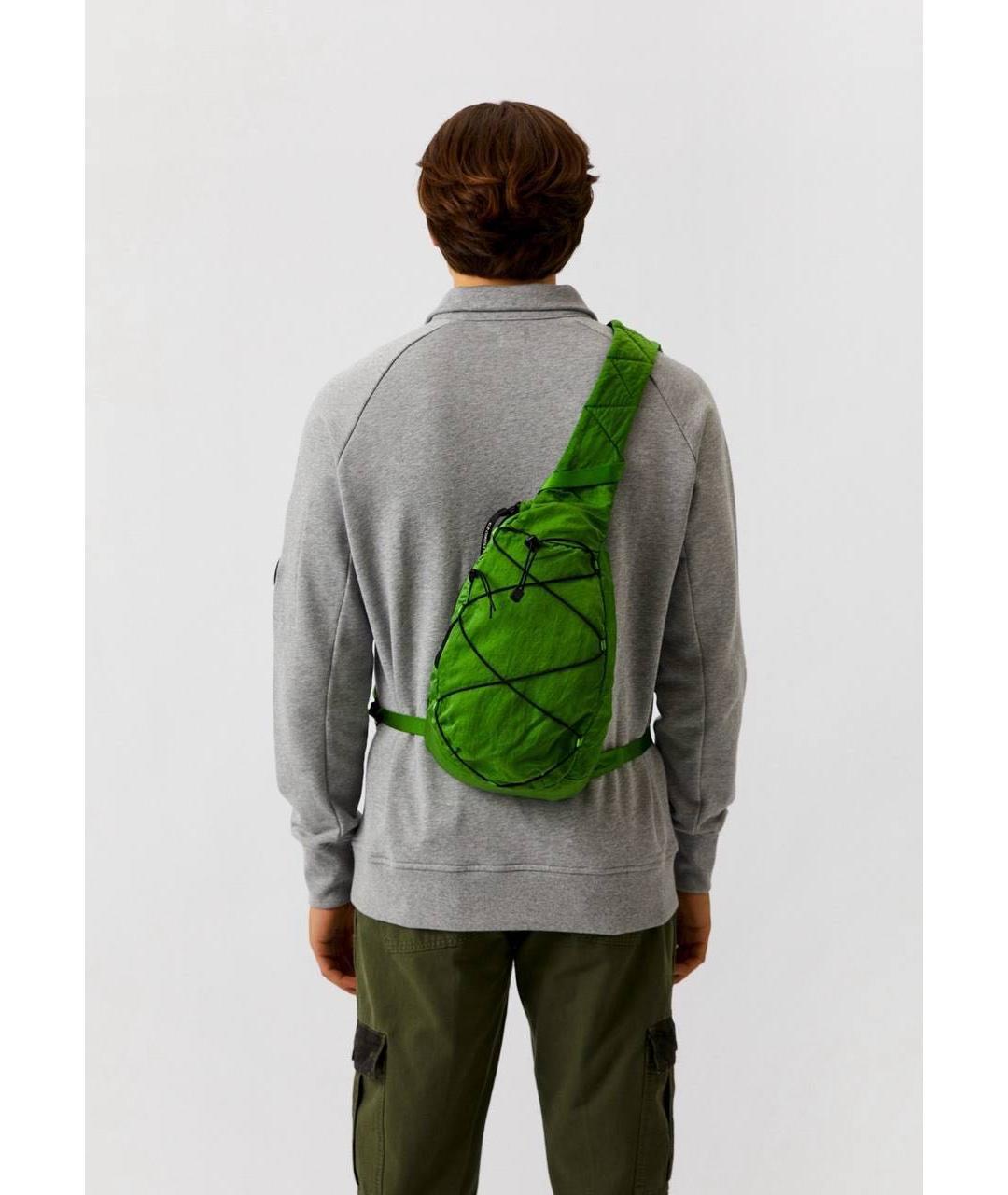 CP COMPANY Салатовая сумка на плечо, фото 8