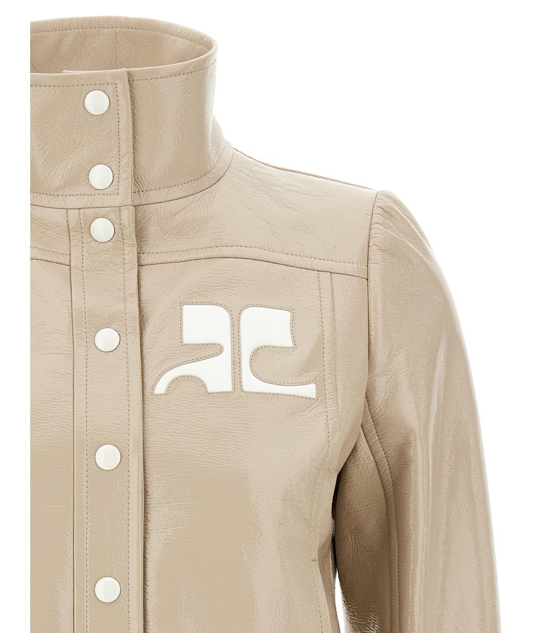 COURREGES Бежевая куртка, фото 3