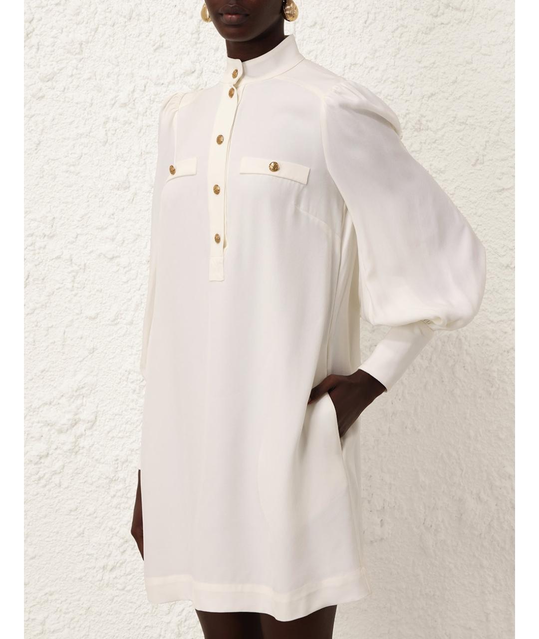 ZIMMERMANN Бежевое коктейльное платье, фото 5