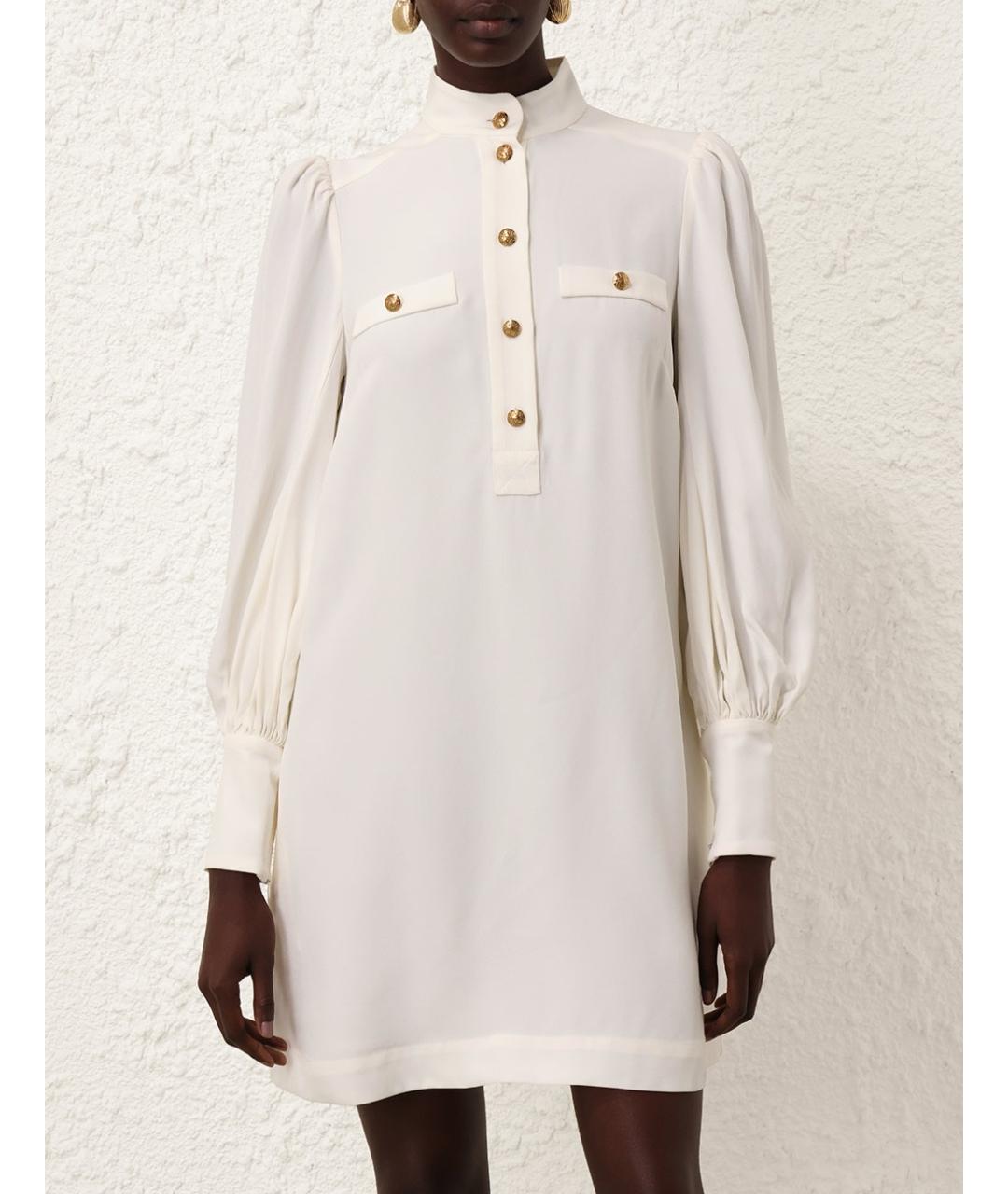 ZIMMERMANN Бежевое коктейльное платье, фото 4