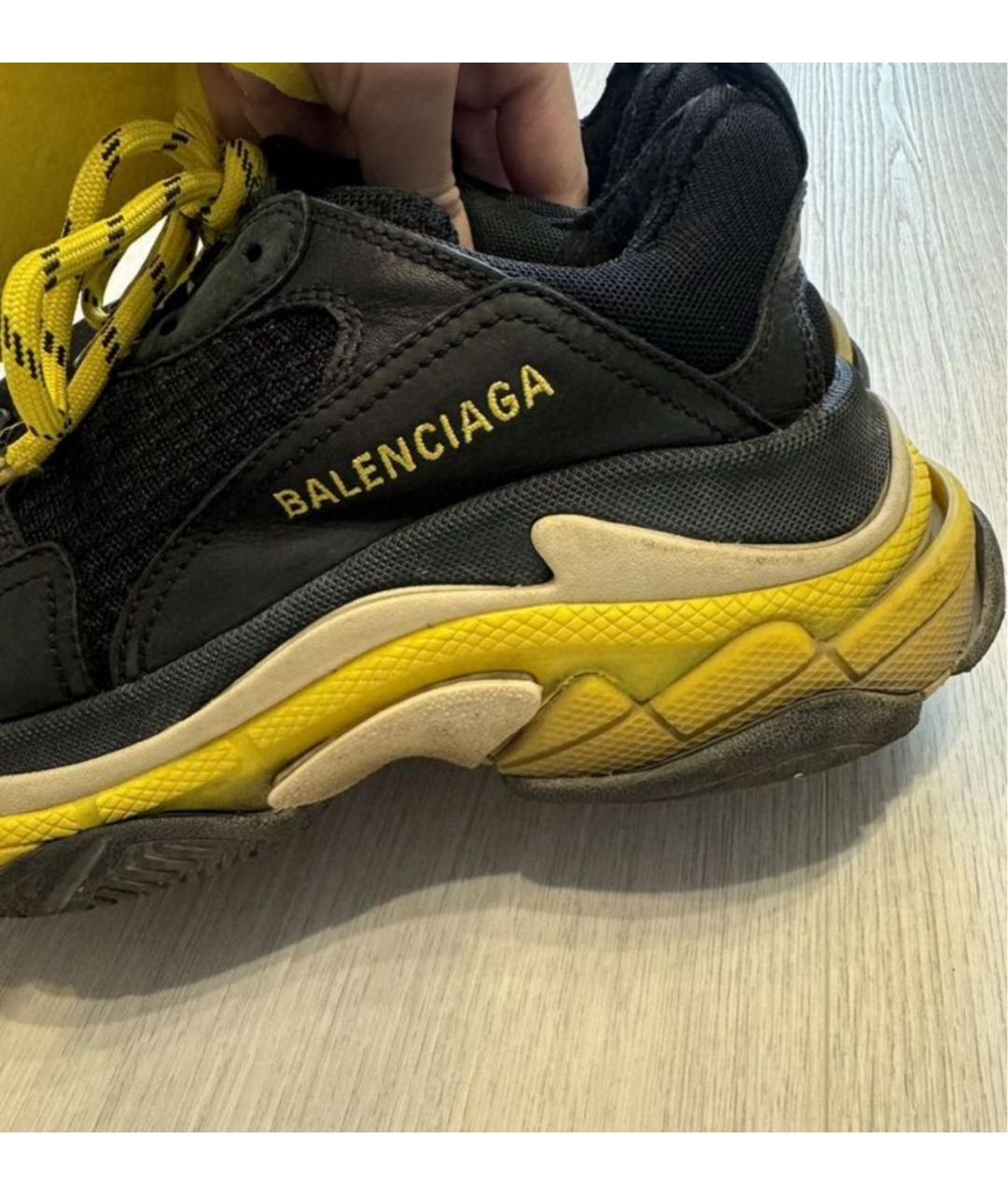 BALENCIAGA Черные кроссовки, фото 4