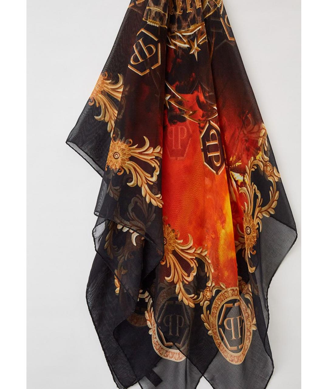PHILIPP PLEIN Черный платок, фото 4