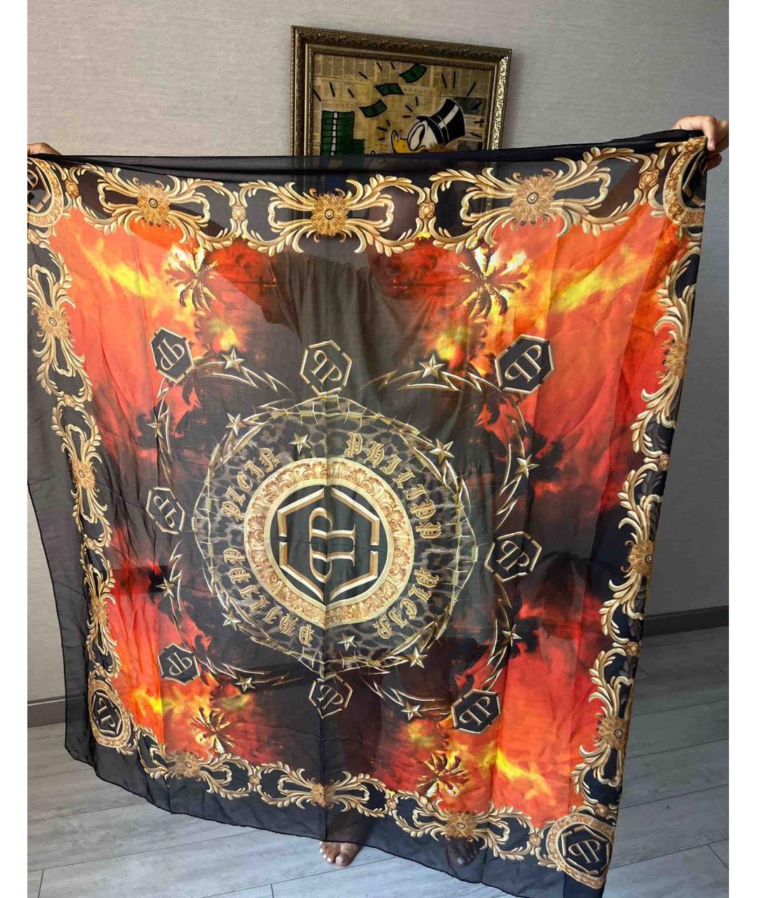 PHILIPP PLEIN Черный платок, фото 3