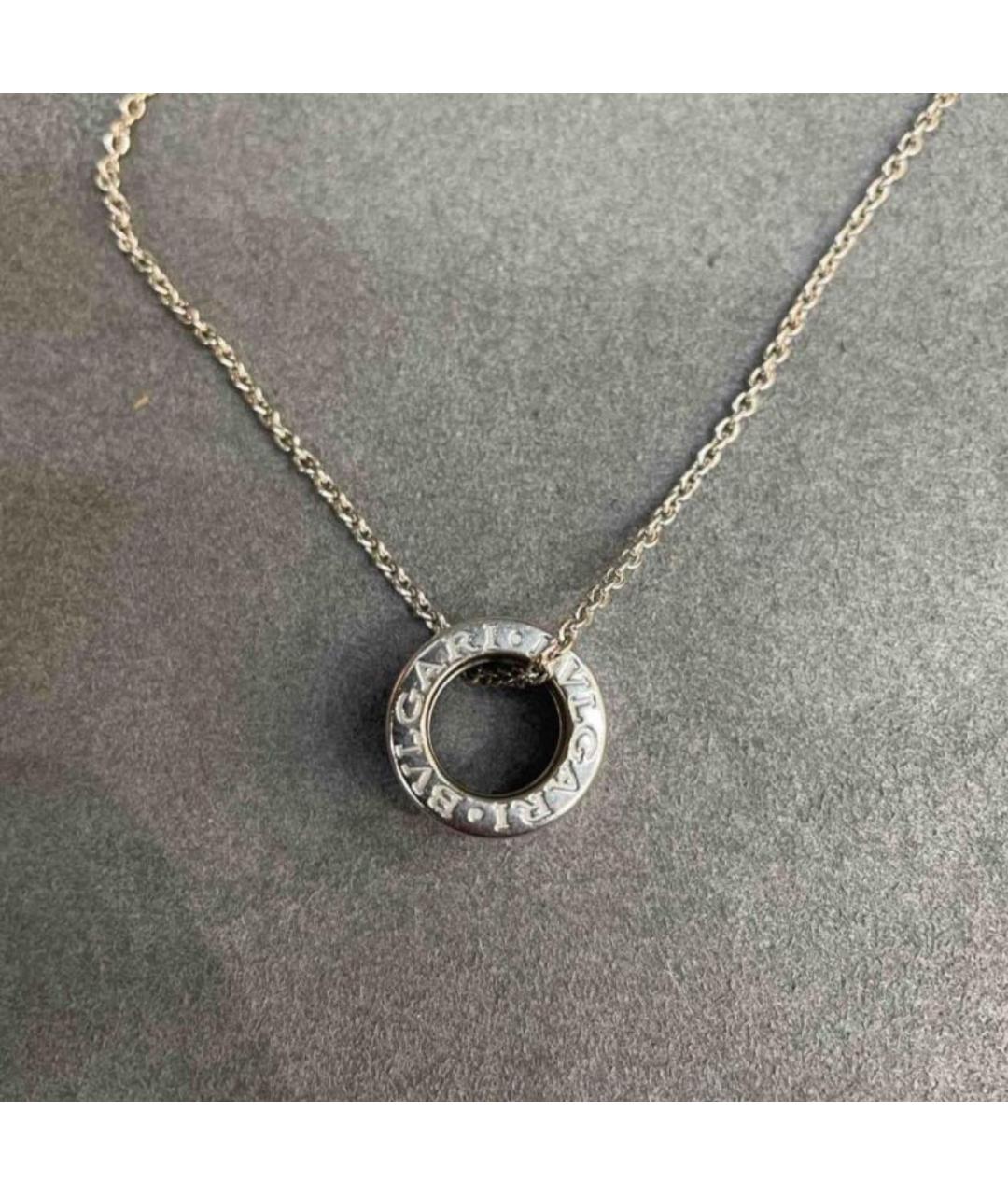 BVLGARI Цепочка/подвеска из белого золота, фото 6