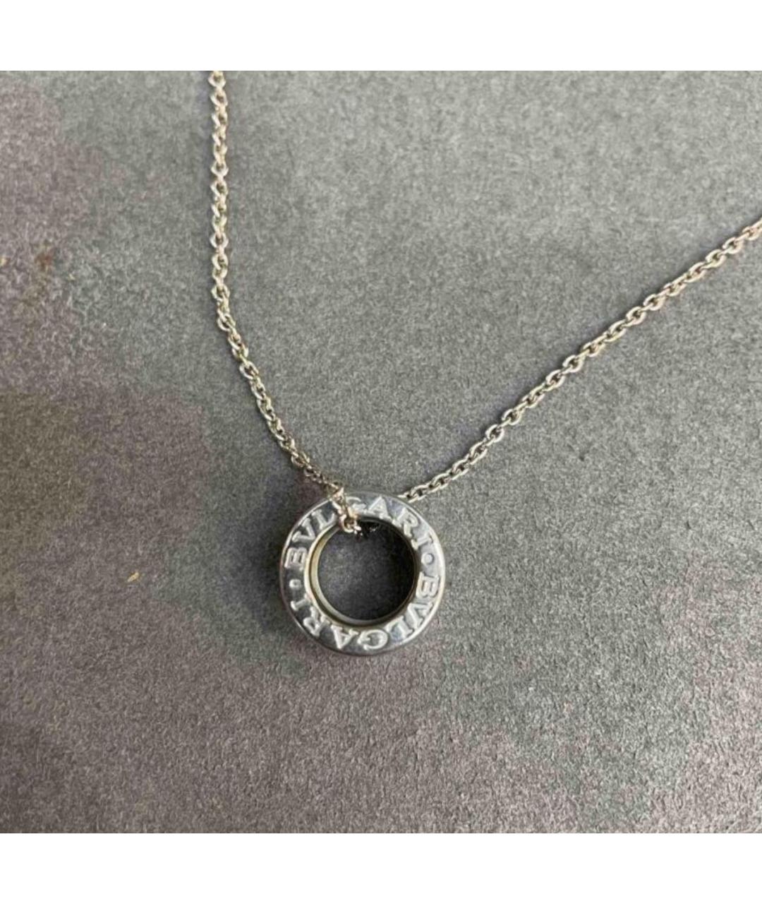 BVLGARI Цепочка/подвеска из белого золота, фото 5