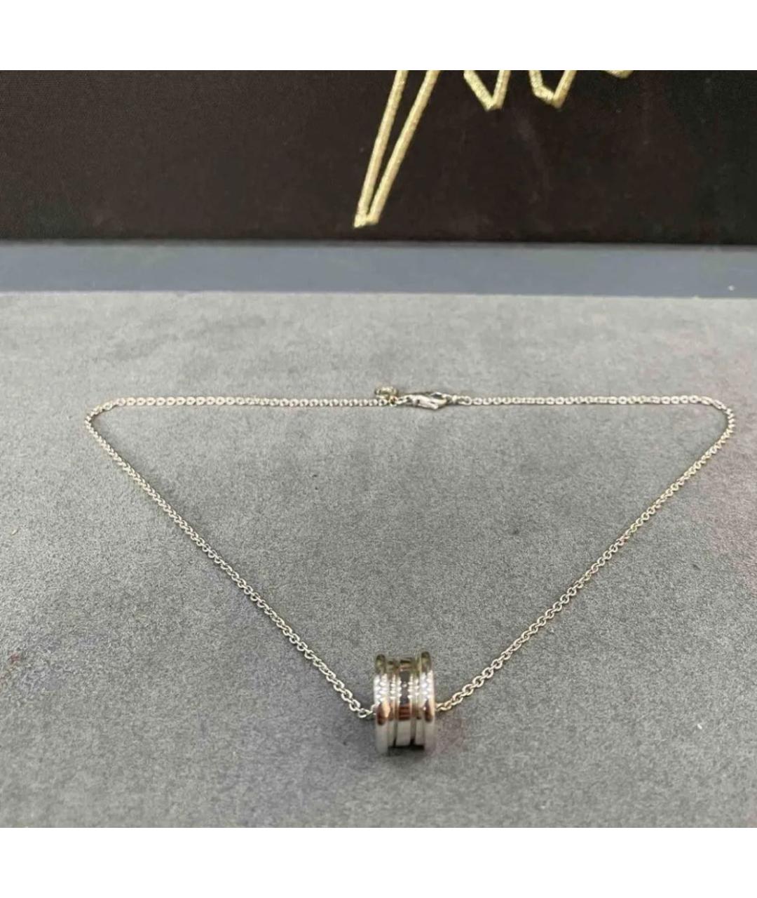 BVLGARI Цепочка/подвеска из белого золота, фото 4