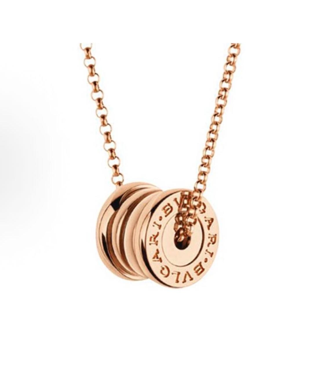 BVLGARI Золотая подвеска из розового золота, фото 6