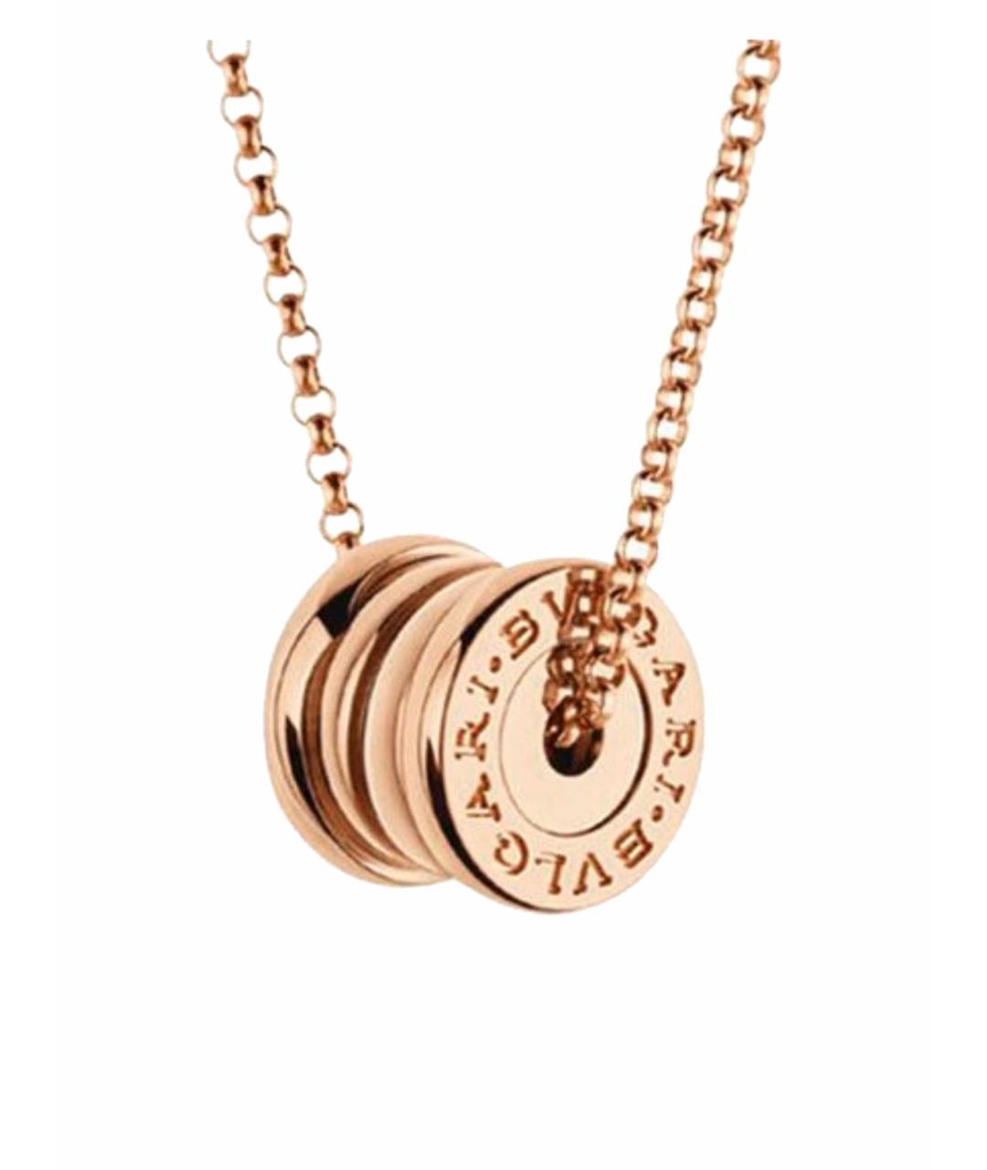 BVLGARI Золотая подвеска из розового золота, фото 1