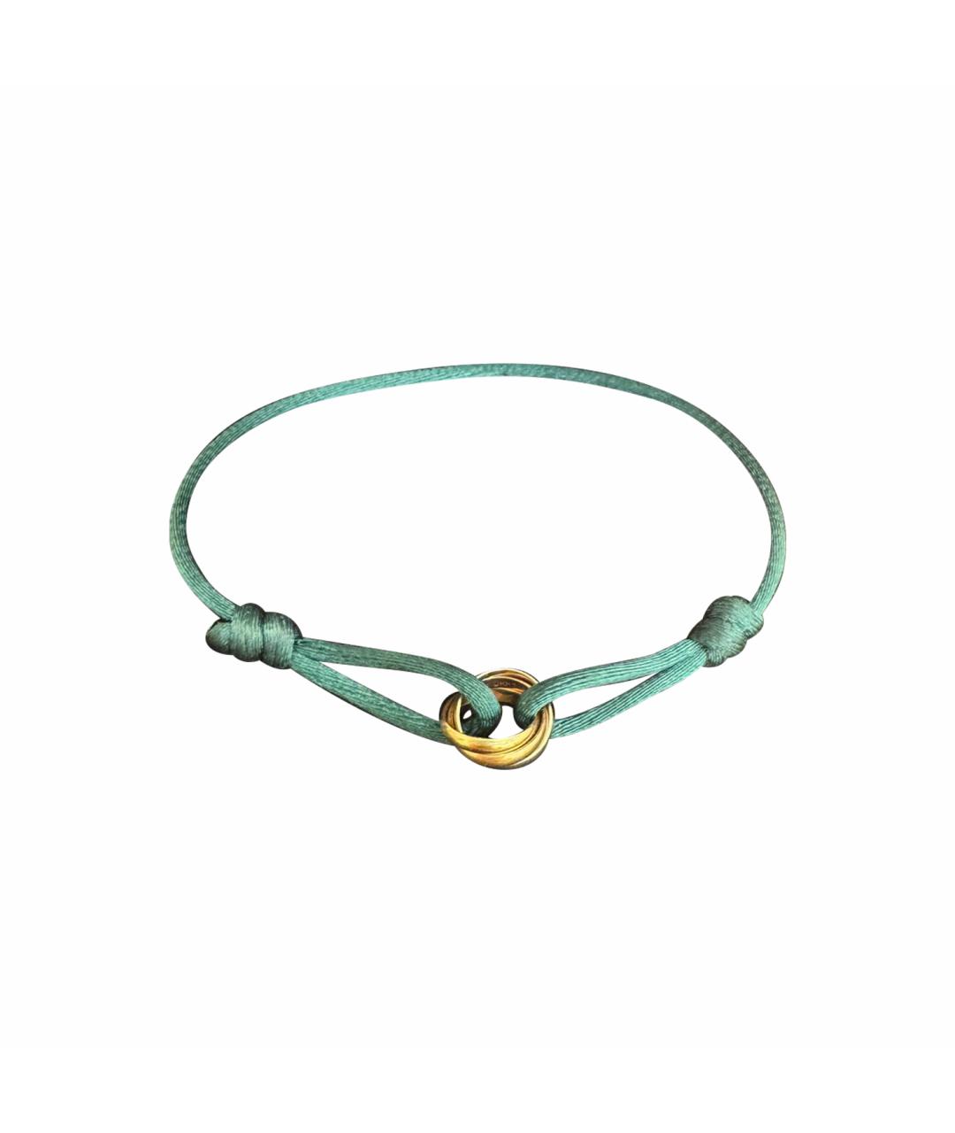 CARTIER Зеленый браслет из желтого золота, фото 1