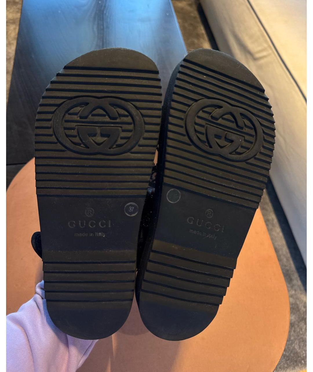 GUCCI Черные сандалии, фото 7