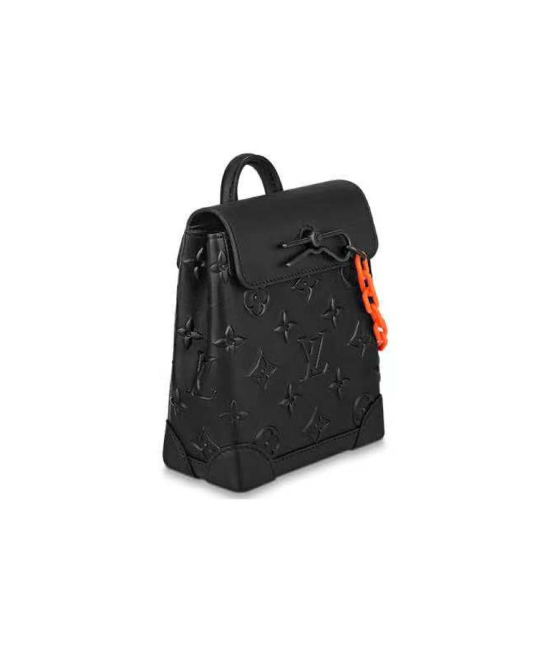 LOUIS VUITTON Черная сумка на плечо из канвы, фото 4