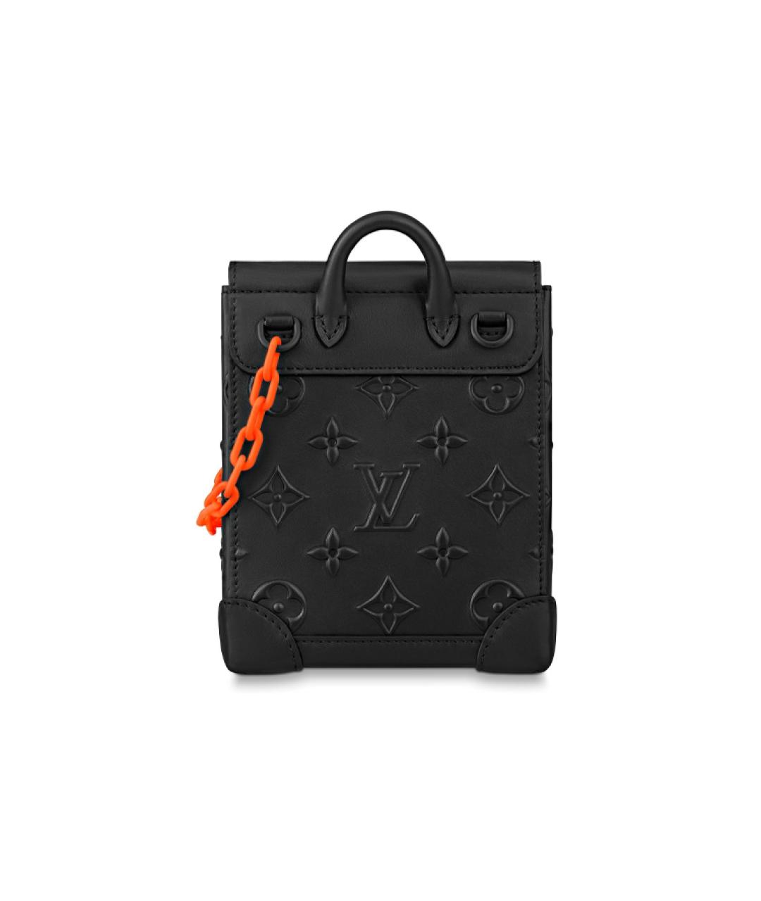 LOUIS VUITTON Черная сумка на плечо из канвы, фото 2