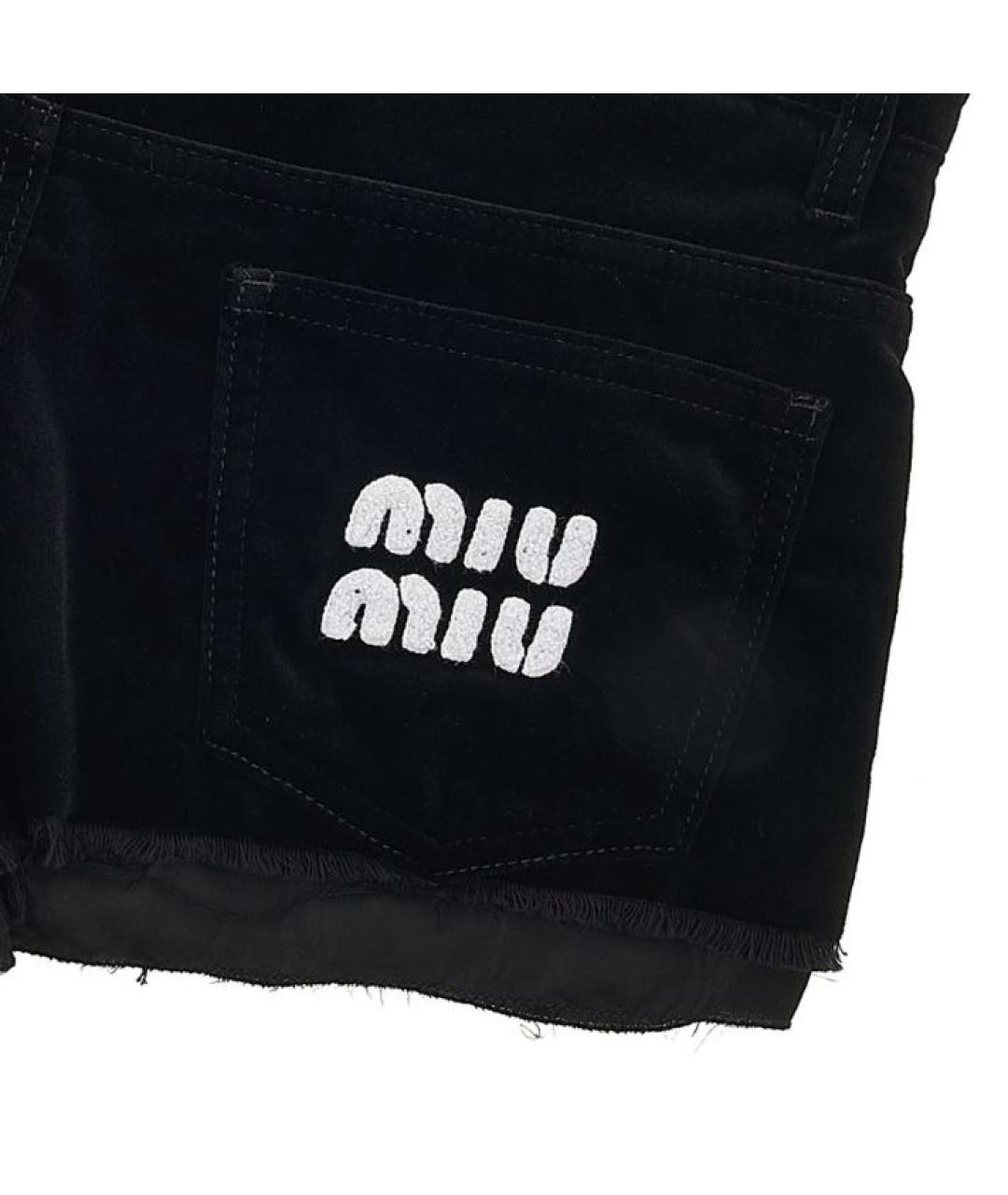 MIU MIU Черные шорты, фото 3