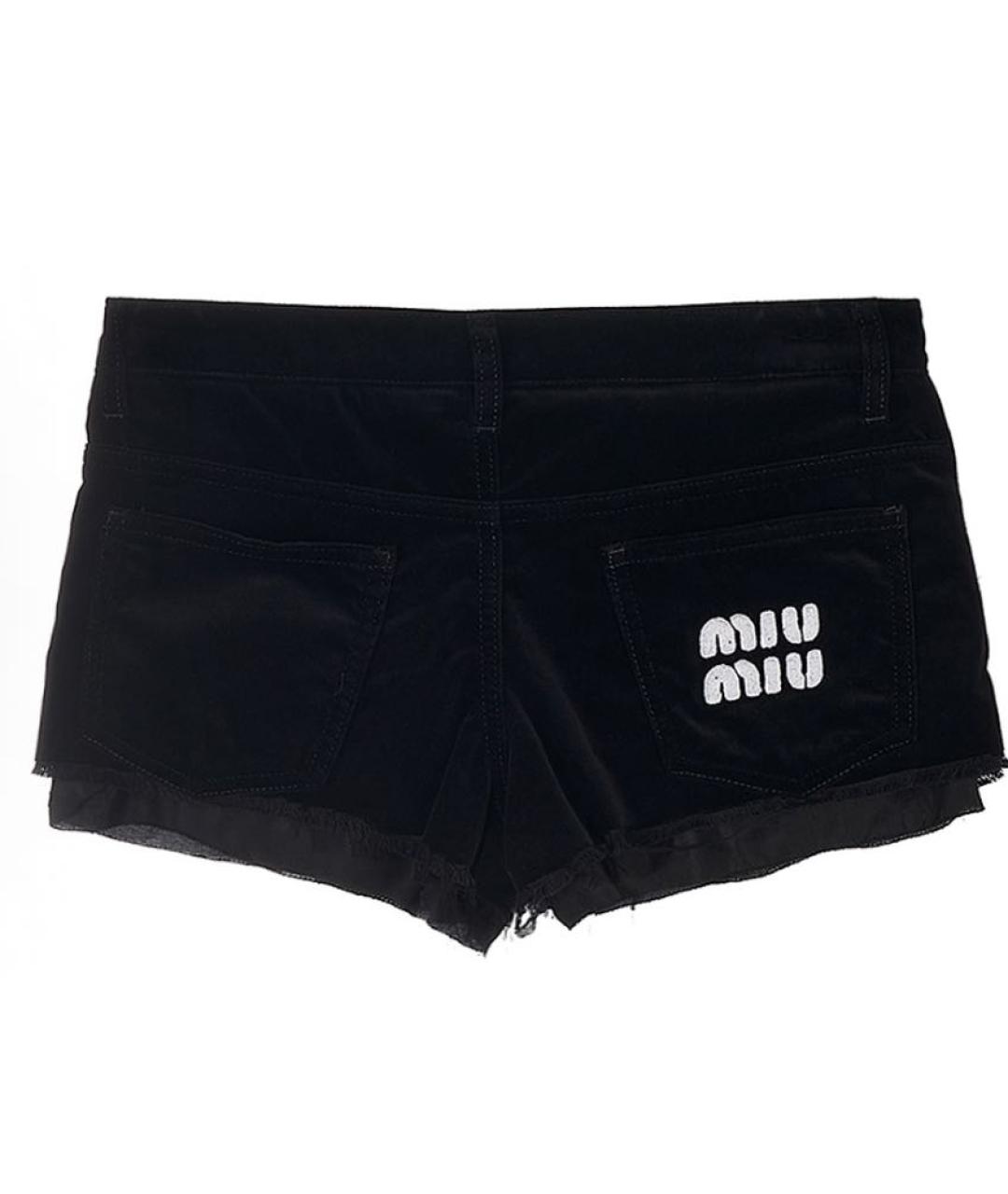 MIU MIU Черные шорты, фото 2