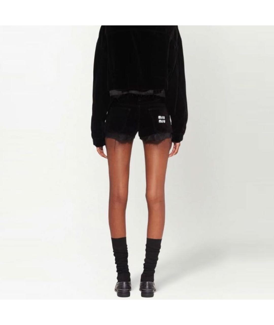 MIU MIU Черные шорты, фото 5