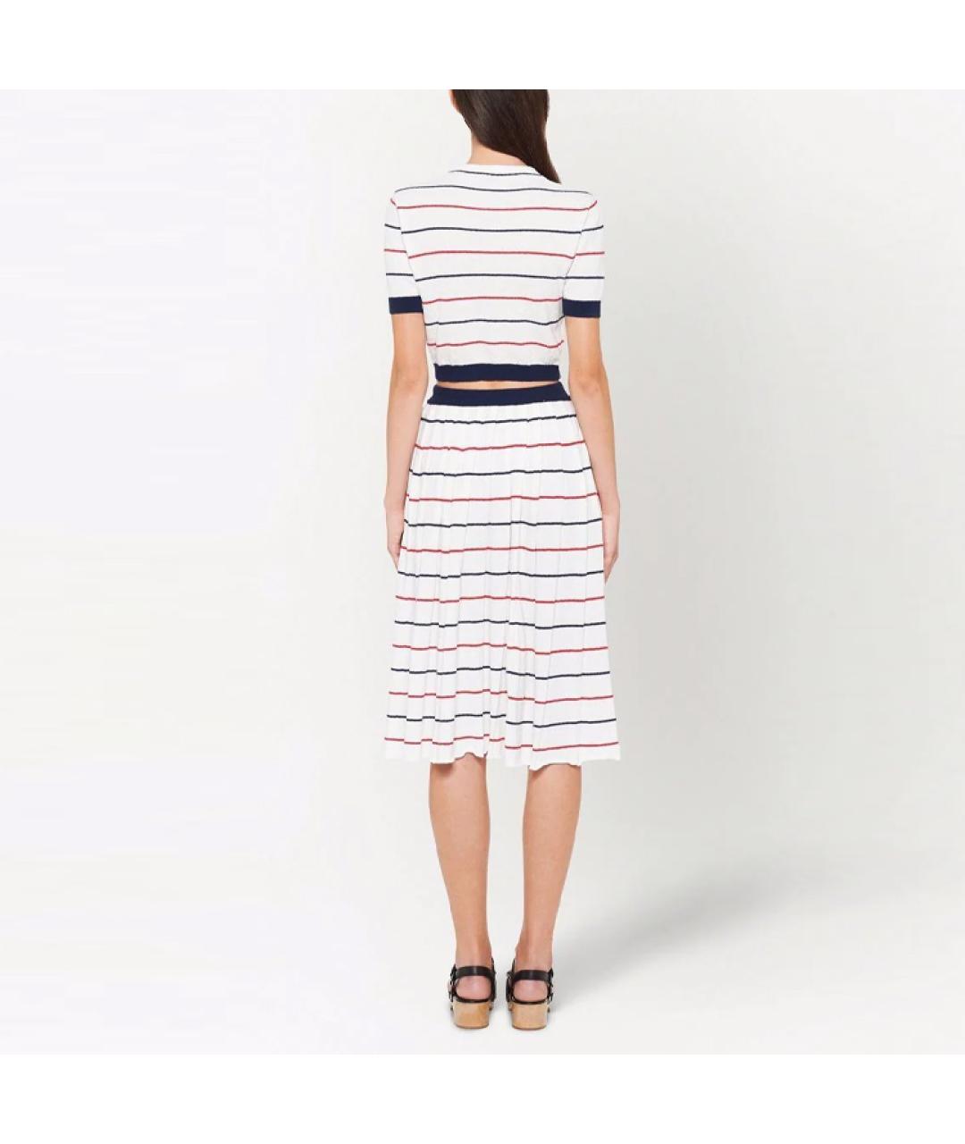 MIU MIU Белая футболка, фото 3