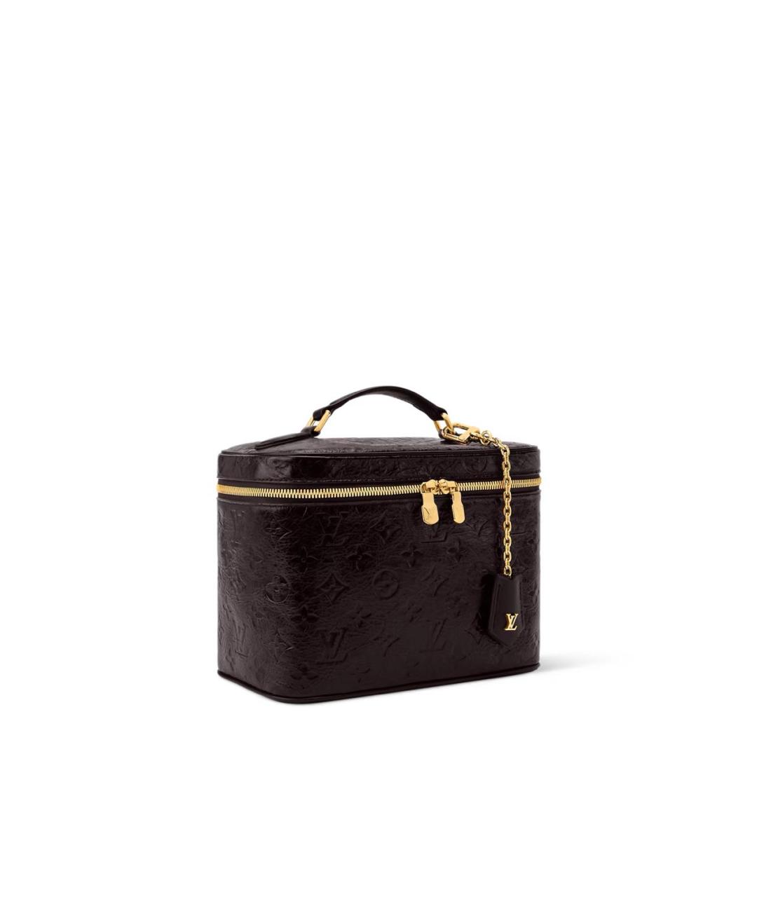 LOUIS VUITTON Коричневая косметичка из лакированной кожи, фото 2