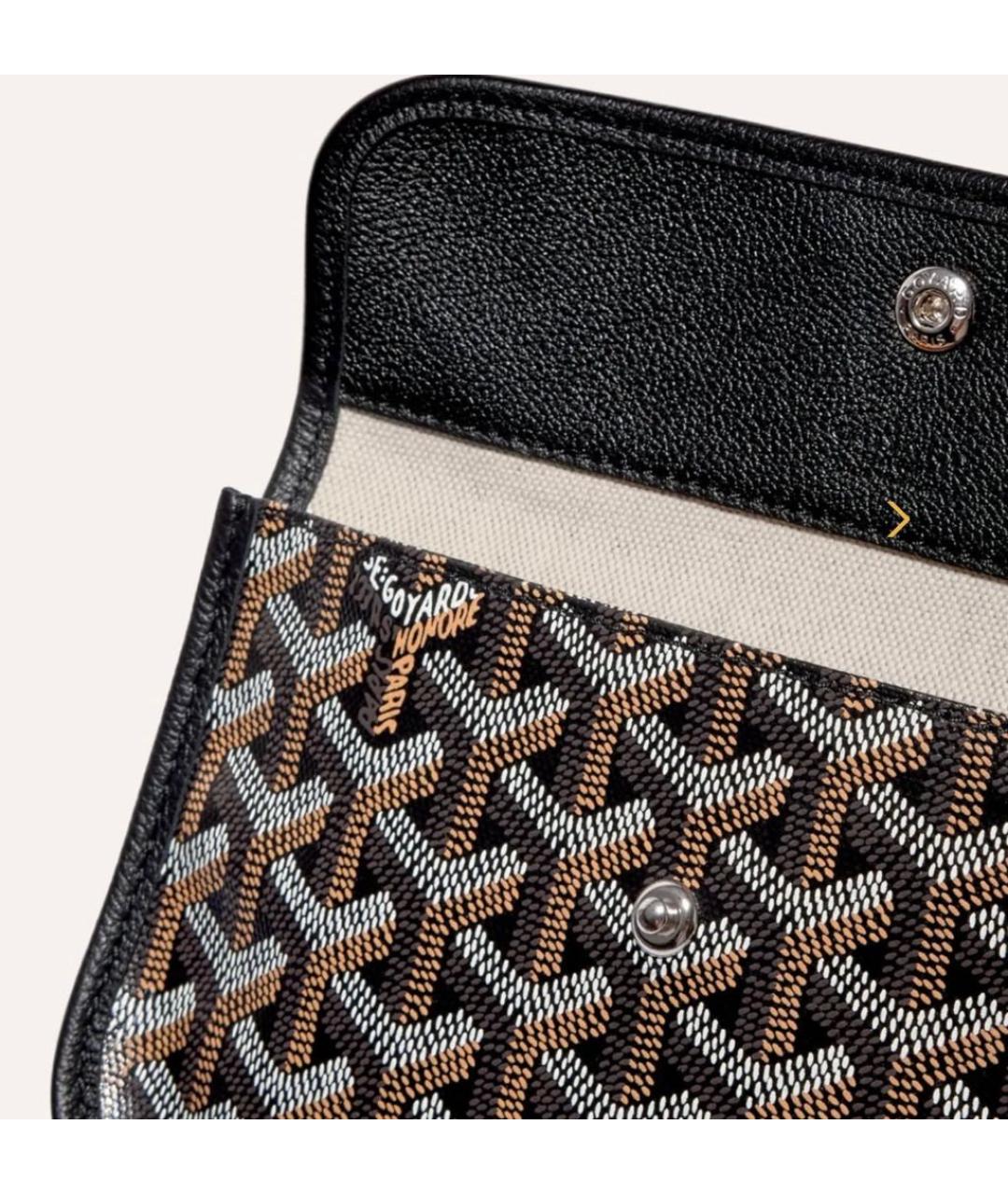 GOYARD Черная кожаная сумка тоут, фото 4