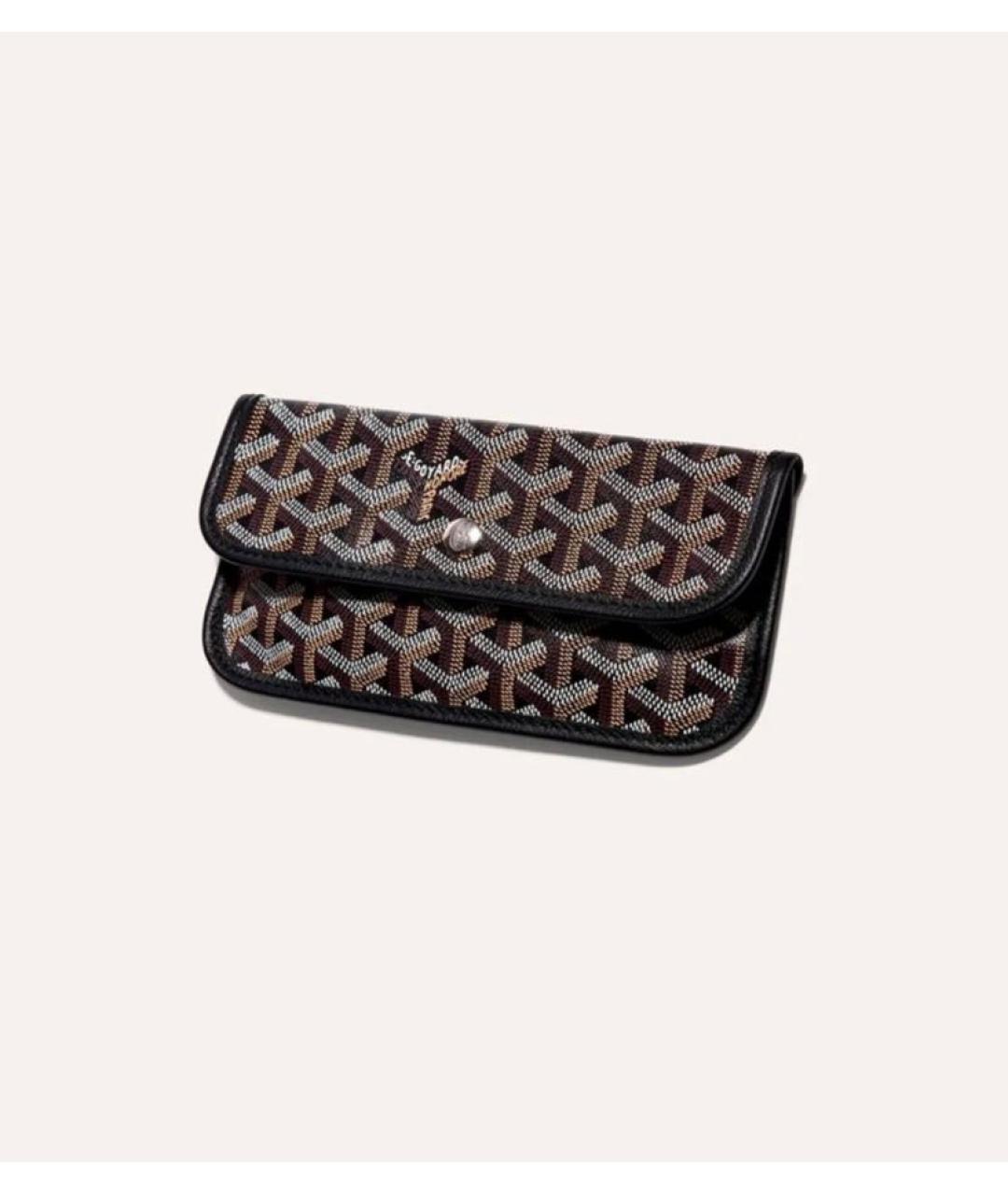 GOYARD Черная кожаная сумка тоут, фото 5