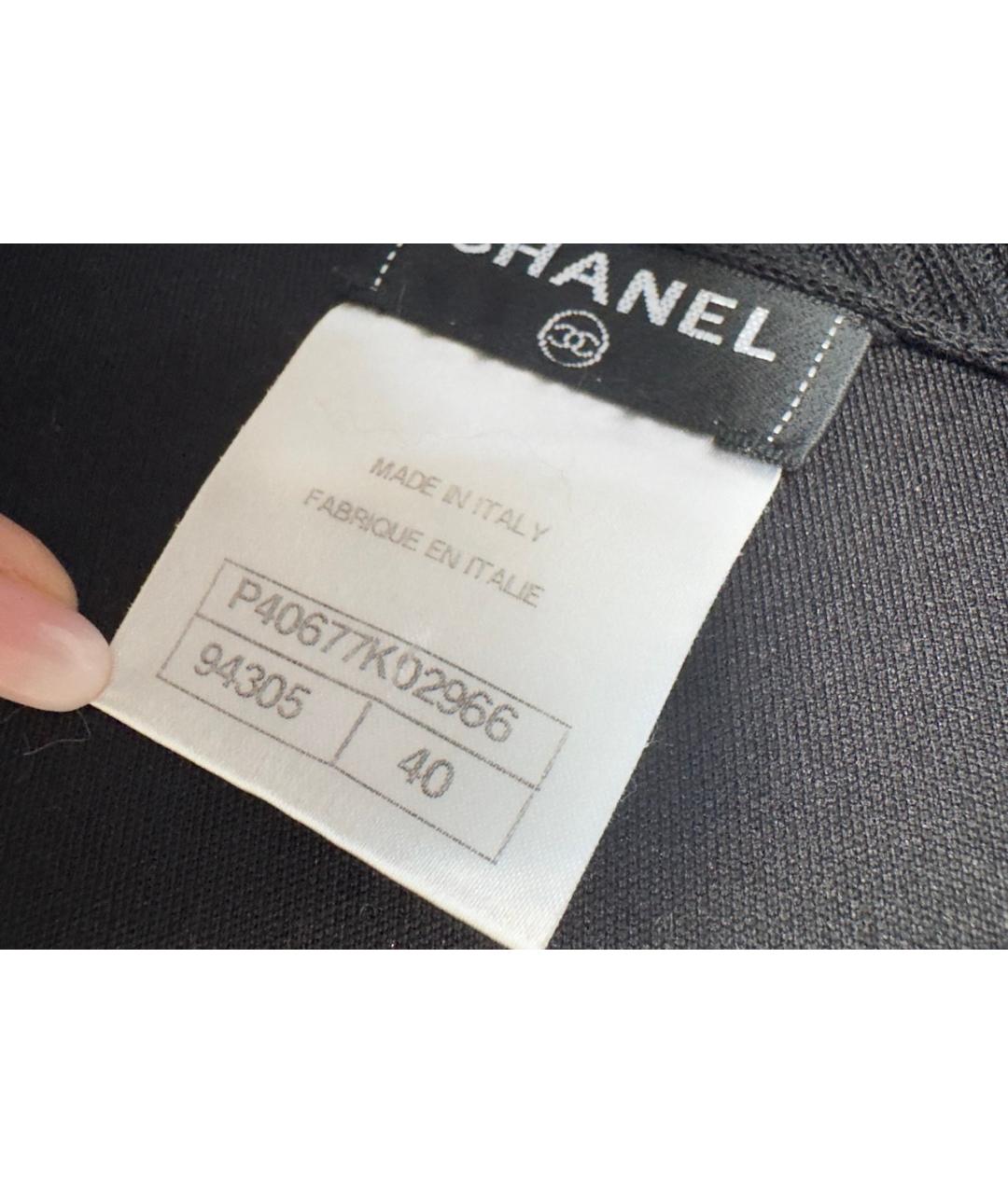 CHANEL Черная майка, фото 5