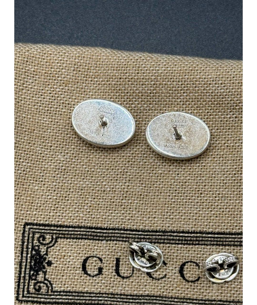 GUCCI Серебряные серебряные серьги, фото 4
