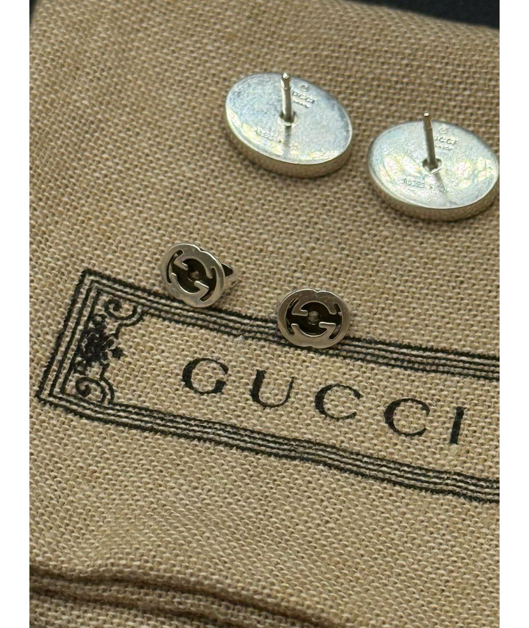 GUCCI Серебряные серебряные серьги, фото 6