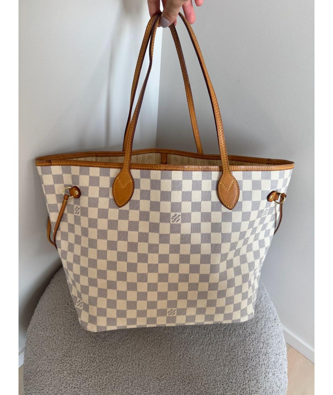LOUIS VUITTON Бежевая сумка тоут, фото 3