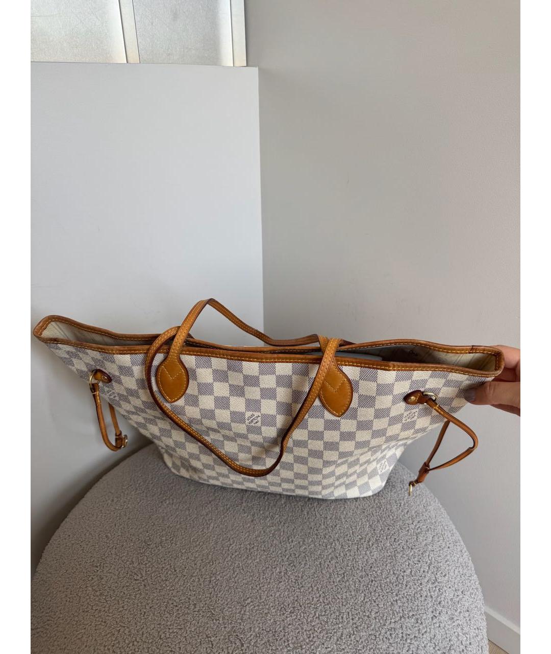 LOUIS VUITTON Бежевая сумка тоут, фото 7