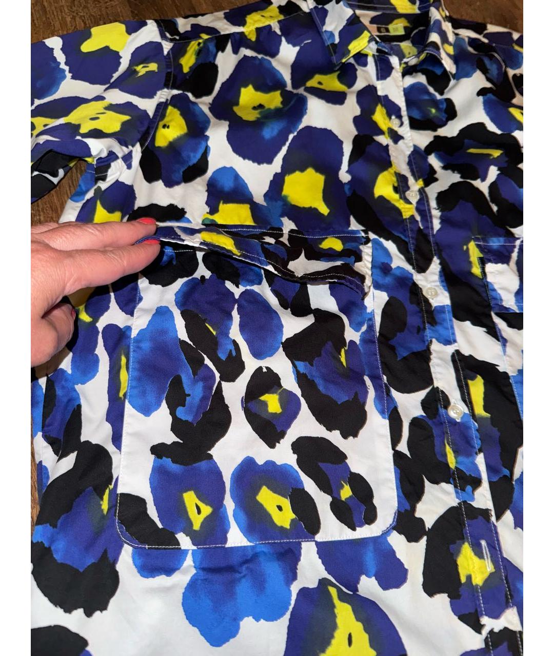 MSGM Мульти хлопковая рубашка, фото 4