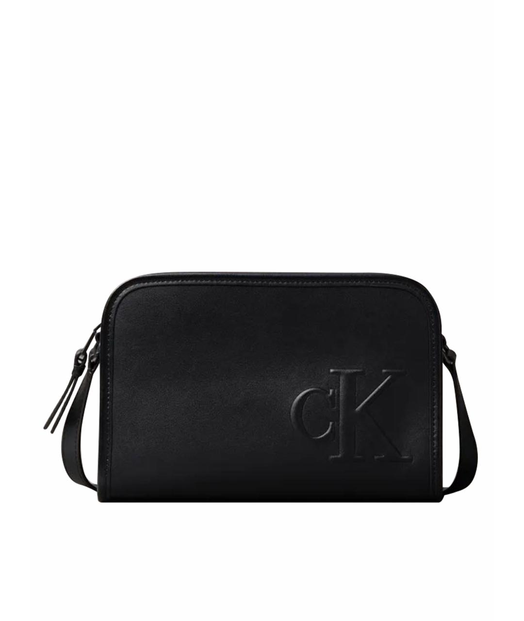 CALVIN KLEIN Черная сумка на плечо, фото 1