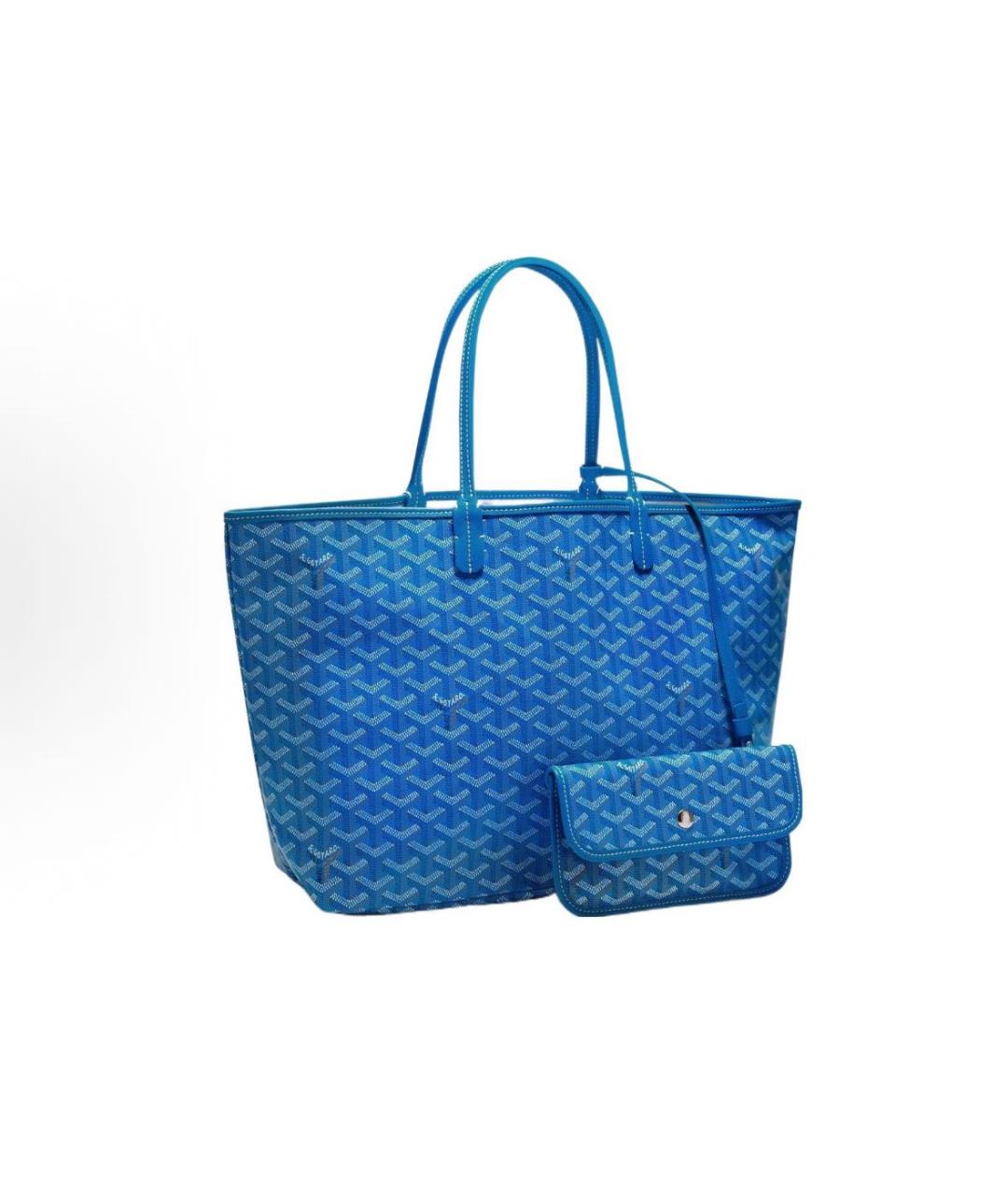 GOYARD Синяя сумка тоут, фото 5