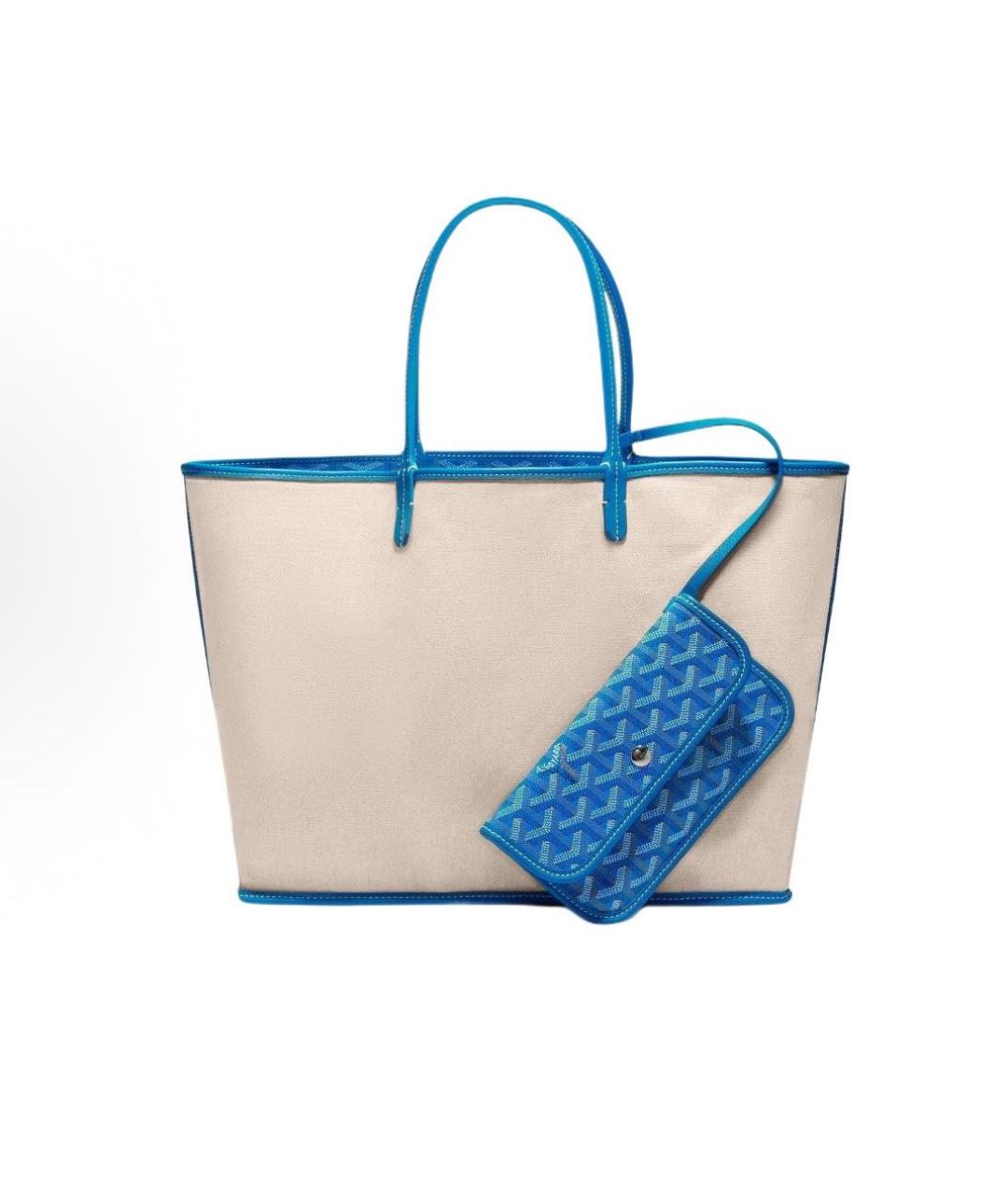 GOYARD Синяя сумка тоут, фото 3