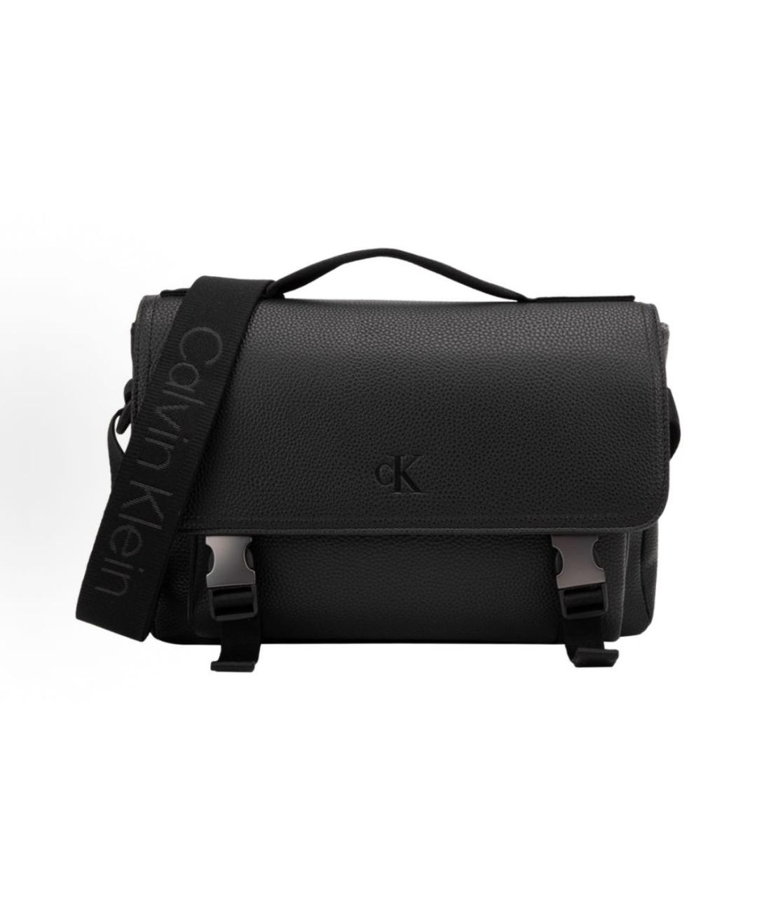 CALVIN KLEIN Черная сумка на плечо, фото 4