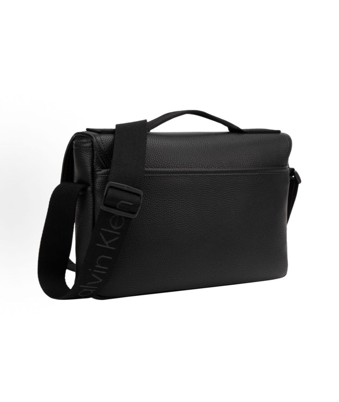 CALVIN KLEIN Черная сумка на плечо, фото 2