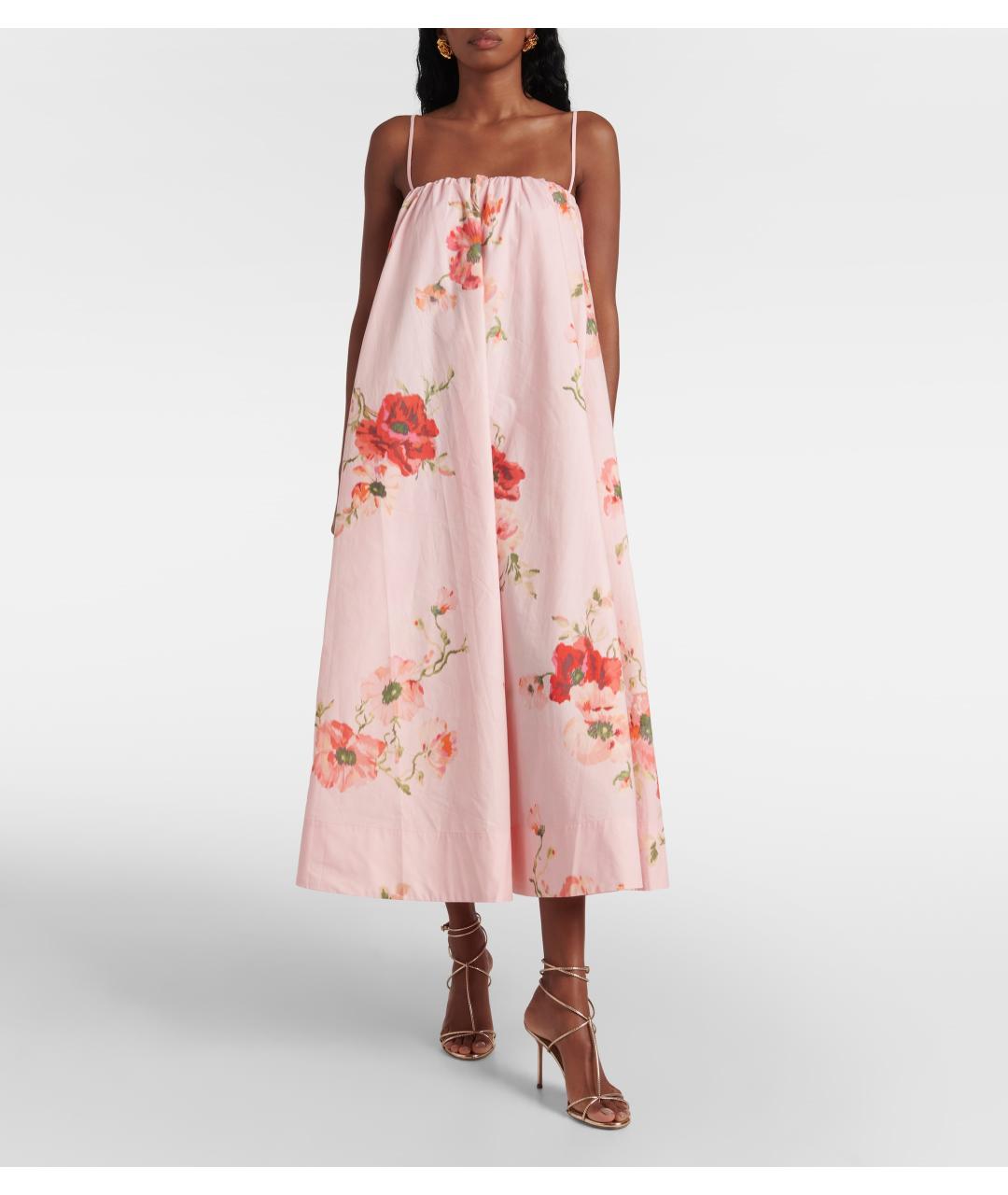 ZIMMERMANN Розовое коктейльное платье, фото 5