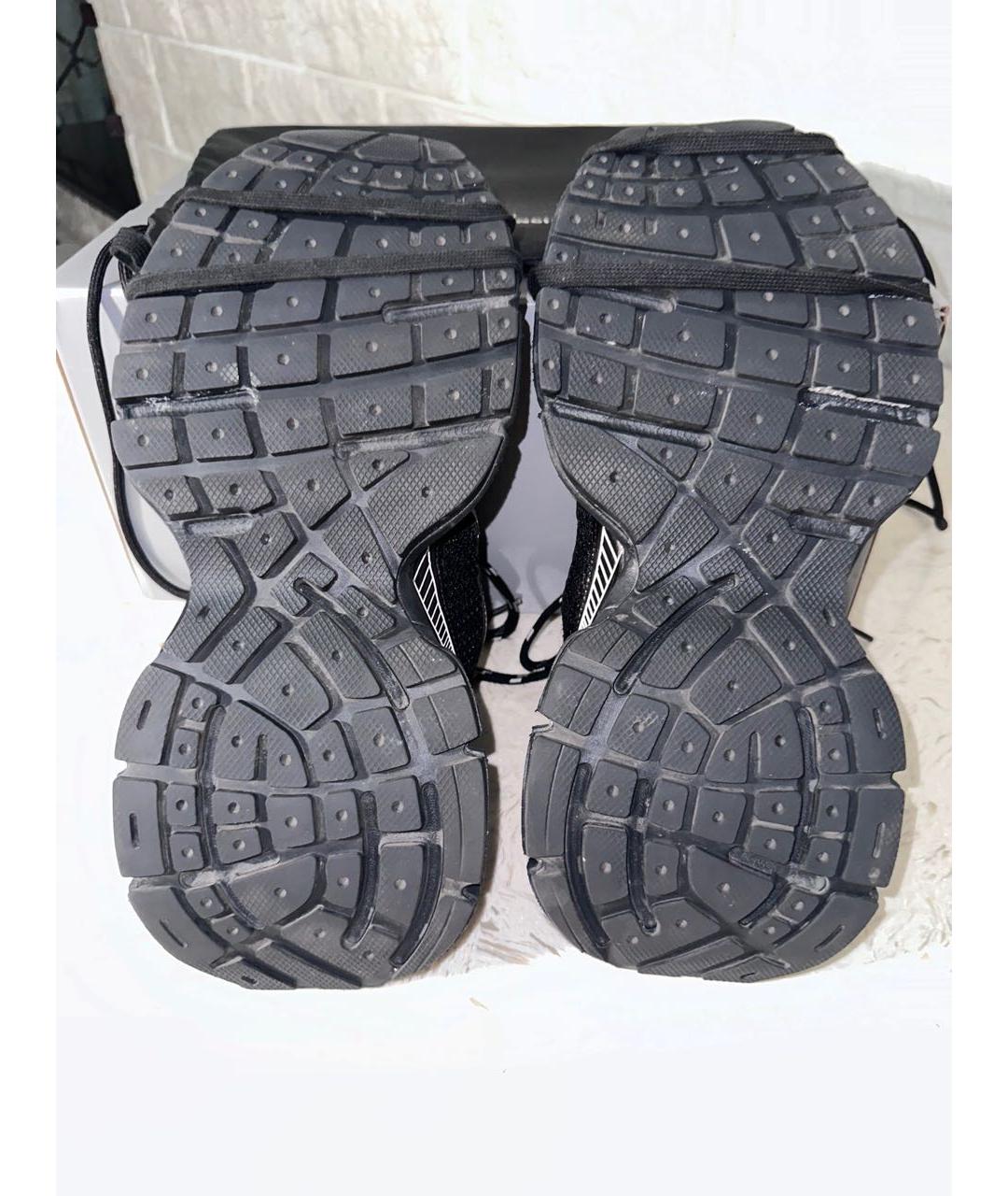 BALENCIAGA Черные низкие кроссовки / кеды, фото 4