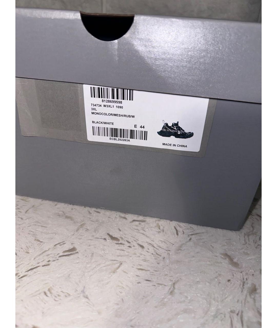 BALENCIAGA Черные низкие кроссовки / кеды, фото 6