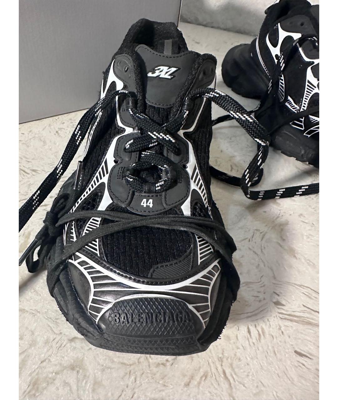 BALENCIAGA Черные низкие кроссовки / кеды, фото 8