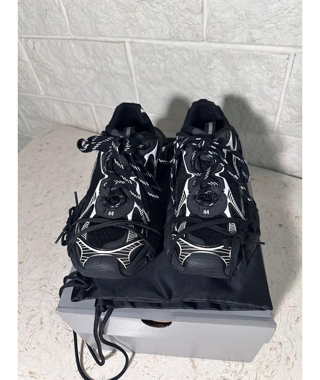 BALENCIAGA Черные низкие кроссовки / кеды, фото 2