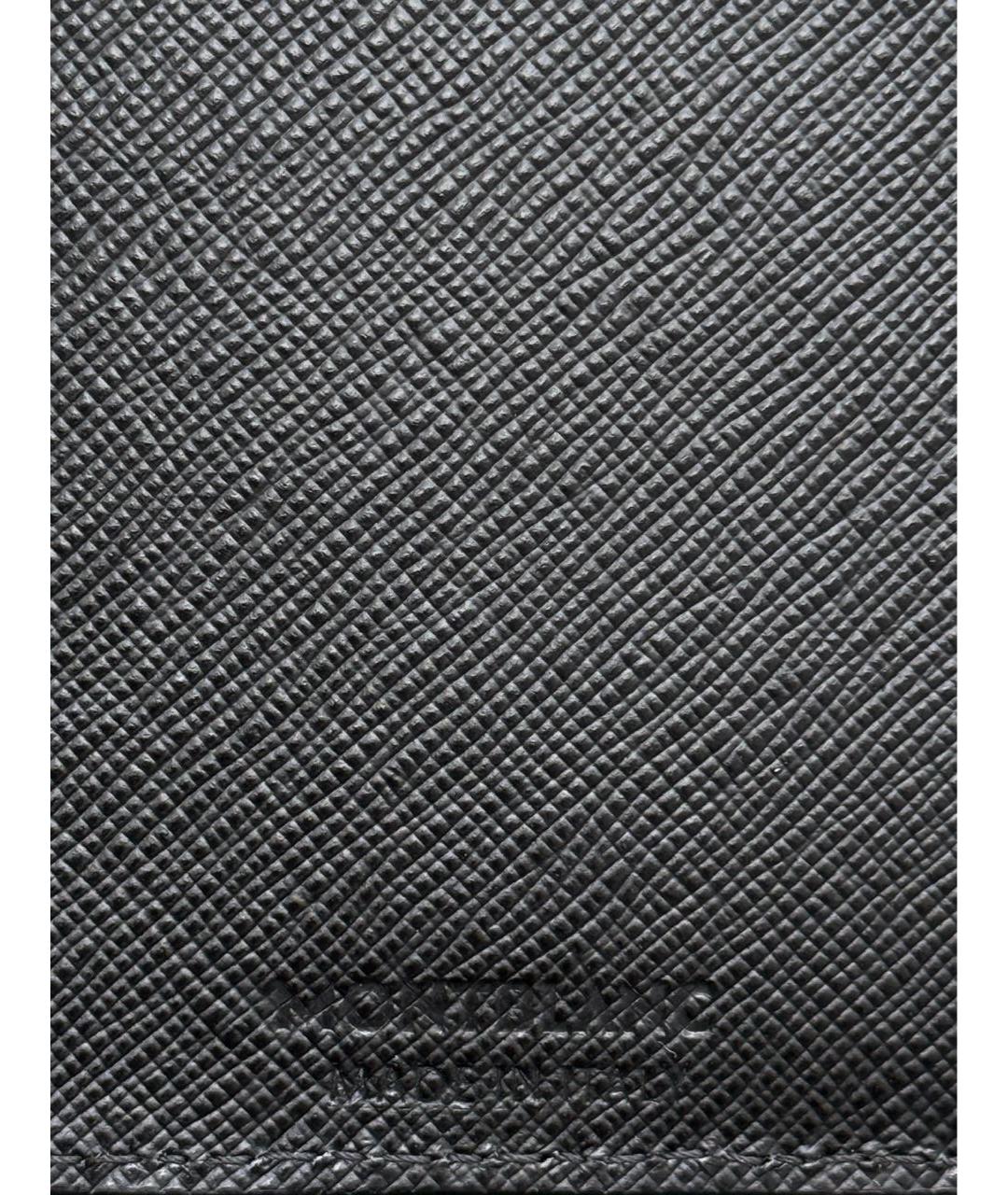 MONTBLANC Черный кожаный кошелек, фото 4