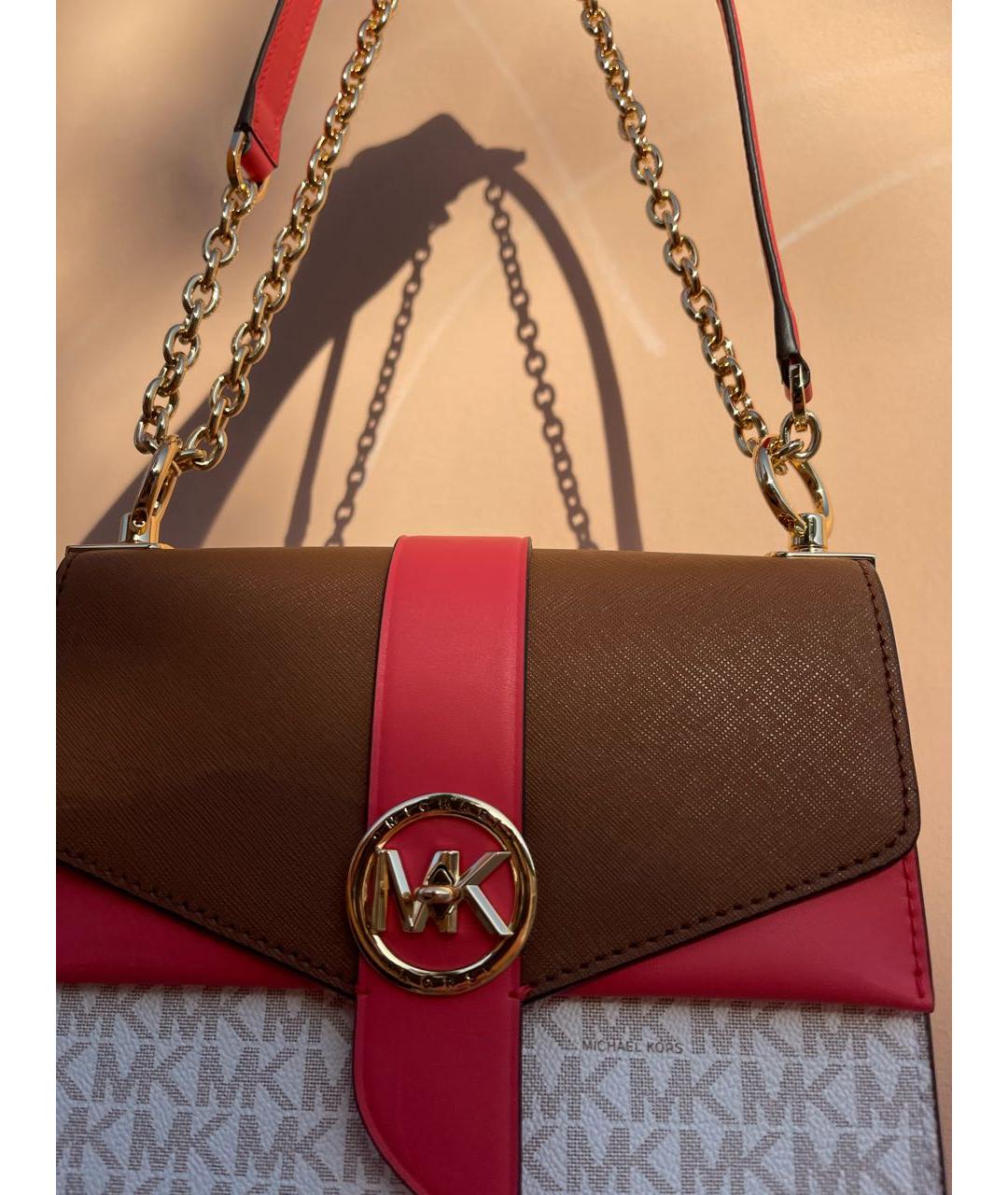 MICHAEL KORS Кожаная сумка через плечо, фото 2