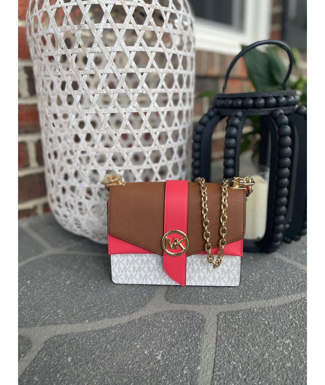 MICHAEL KORS Кожаная сумка через плечо, фото 4