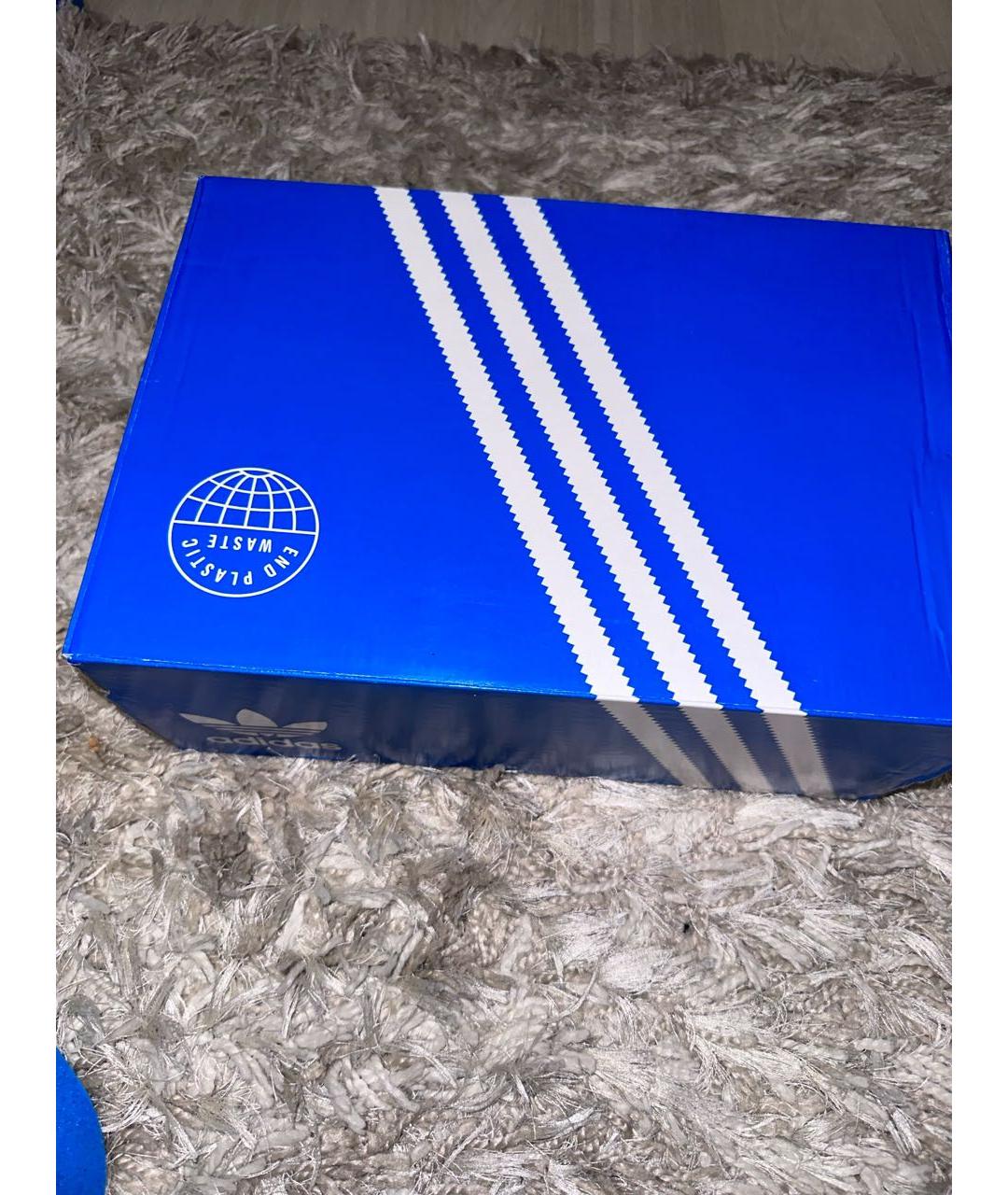 ADIDAS Зеленые замшевые низкие кроссовки / кеды, фото 3