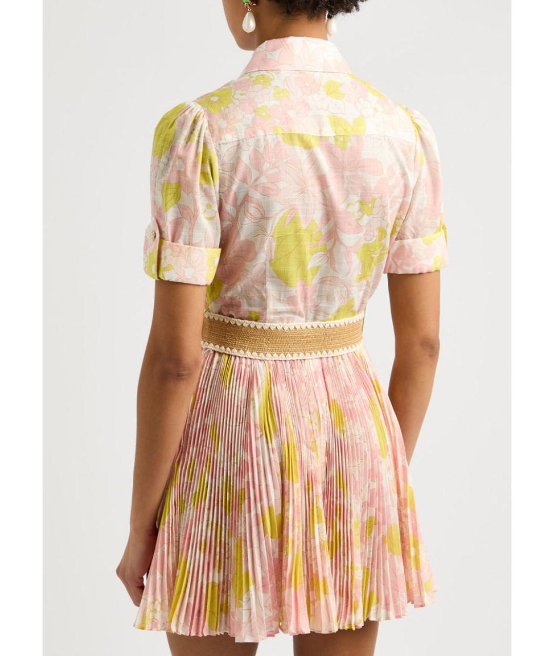 ZIMMERMANN Розовое коктейльное платье, фото 5